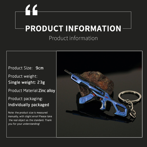 Chaveiro de metal Jordaan Valorant, chaveiro de mão, modelo de arma curta, chaveiro para brinquedos, presente de natal e feriado, chaveiro de natal - Product Image 2