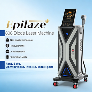 Perfectlaser 808二极管激光脱毛机2英寸智能手柄屏幕高分辨率操作显示屏1800W 4波长 - Product Image 1