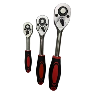 Factory Supply <strong>Ratchet</strong> <strong>Wrench</strong> Set, 1/4" 3/8" 1/2" Quick-release Retractable Socket <strong>Wrench</strong> Reversible - Product Image 1