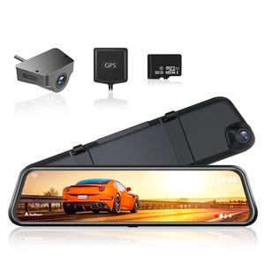 กล้องติดรถยนต์ Wolfbox G840H หน้าจอสัมผัส 12 นิ้ว บันทึกภาพหน้า-หลัง พร้อมแอพควบคุมผ่าน Wifi - Product Image 1