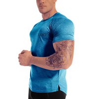 Nouveau produit personnalisé bonne qualité 100% polyester course à pied vêtements de sport Fitness hommes t-shirt