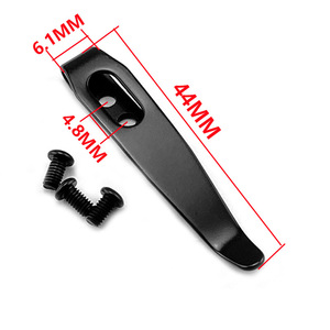 Clip de poche universel en acier inoxydable 420 avec revêtement mat, anti-rouille, pour couteau, outil EDC extérieur, pack de matériel de transport - Product Image 3