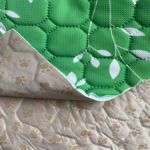 Incontinencia Micro Piel de melocotón Tejido de punto Mascotas Tren Tela Perro PEE Pad - Product Image 6