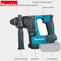 Makita DHR171 Perceuse à percussion légère industrielle 18V Rechargeable Outil électrique durable de haute qualité Perceuse à percussion rotative