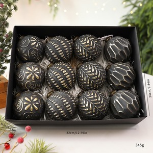 Nouvelle boule <span class=keywords><strong>de</strong></span> Noël antique <span class=keywords><strong>de</strong></span> 8 cm, pendentif boule <span class=keywords><strong>de</strong></span> Noël rétro, décoration <span class=keywords><strong>de</strong></span> sapin <span class=keywords><strong>de</strong></span> Noël, ornements <span class=keywords><strong>de</strong></span> Noël - Product Image 5