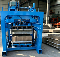 Machine de production de blocs de béton à pression hydraulique QT4-40, équipement de ligne de production de briques manuelles, garantie de 2 ans, populaire