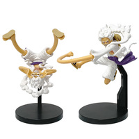 Figura de Acción de Monkey D. Luffy en PVC, Estilo Japonés DXF, Nika en Pose de Golpe, Decoración de Escritorio de Anime, Juguete Coleccionable