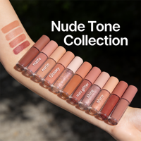 Échantillon Gratuit Cosmétiques Marque Privée Brillant Mat Mini Paillettes Scintillantes Gloss à Lèvres Végétalien Ensemble Rouge à Lèvres Brillant Nude