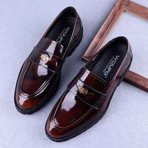 Zapatos Casuales de Piel Genuina con Punta en Pico, Suela Gruesa, Amortiguación, Transpirables y Ligeros para Otoño, Negocios y Fiestas - Product Image 6