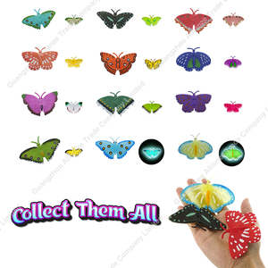 Nuevo juguete elástico de mariposa colorido que brilla en la oscuridad alas mágicas TPR juguete de mariposa juguete de baño para niños - Product Image 4