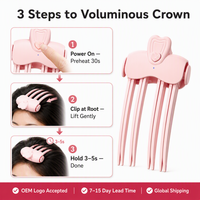 Outils de coiffage volumisants électriques rechargeables, peigne volumateur sans chaleur pour femmes, outil de coiffage des cheveux
