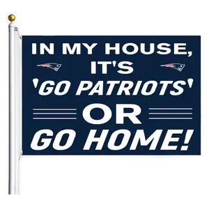 New England Patriots hochwertige NFL-Flaggen 3 × 5 Fuß 100% Polyester Super Bowl individuelle 3 * 5 Fuß Flaggen