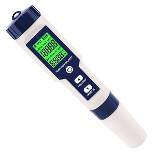 <span class=keywords><strong>EZ</strong></span> <span class=keywords><strong>9909SP</strong></span> - Lápiz de Prueba Multifuncional 5 en 1, Detector de Calidad del Agua, PH/Salinidad/Temperatura/TD/SEC - Product Image 2