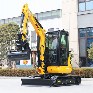 Excavadora Industrial China de 3.5 Toneladas, Miniexcavadora Hidráulica de Orugas Multifuncional con Gran Potencia de Cazo y Bajo Peso - Product Image 5