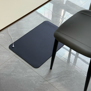 Alfombrilla ultrafina de puesta a tierra Azul pizarra de 1,0mm: superficie conductora flexible con respaldo antideslizante de panal para puesta a tierra diaria - Product Image 1