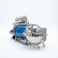 Stérilisateur automatique à jet d'eau pour aliments, types de matériaux d'emballage de haute qualité, fabrication chinoise