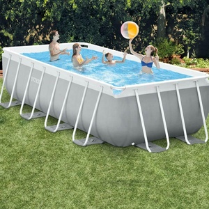 <span class=keywords><strong>Intex</strong></span> # Piscinas Rectangulares Grandes de Acero de 488 cm (16 Pies) <span class=keywords><strong>con</strong></span> <span class=keywords><strong>Bomba</strong></span> de Filtro para Exteriores - Product Image 4