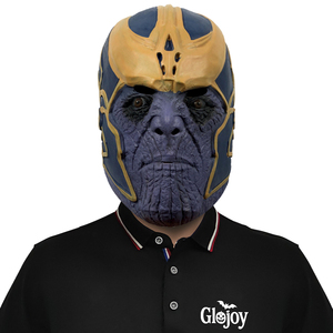 Máscara de Látex de <span class=keywords><strong>Thanos</strong></span> para Cabeza Completa, Ideal para Casas Encantadas, Salas de Escape, Halloween y Fiestas de Disfraces, Personalizable - Product Image 1