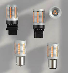 Señal de giro Led, 30w, 45smd 3030, sin hiperflash, Canbus 1156, 3156, 7440, Ba15s, Bau15s, P21w, Py21w, T20, T25, barra Led Bau15s, 10w, Rojo - Product Image 6