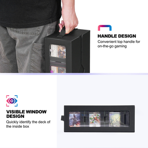 Juzi 6-boong phù hợp cho 35pt đóng cửa từ tính với 600 + Hai Tay thẻ kinh doanh xúc xắc khay Toploader chỉ huy hiển thị hộp boong - Product Image 6