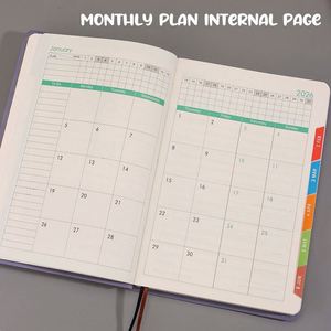 2026 English Version A5 Schedule One <b>Page</b> Plan <b>Per</b> <b>Day</b> Notepad Office <b>Diary</b> Efficiency Plan - Product Image 3