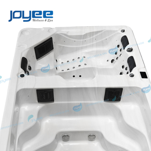 JOYEE Chine Vente en gros de spas de nage extérieurs de type <span class=keywords><strong>piscine</strong></span>, modèles encastrables au sol, grande taille, double zone, pour 6 à 8 personnes, avec fonction jacuzzi, parfait - Product Image 4
