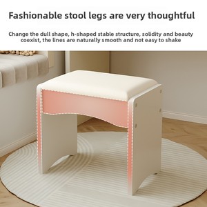Silla clásica moderna <span class=keywords><strong>de</strong></span> <span class=keywords><strong>madera</strong></span> para uñas, espejo iluminado, <span class=keywords><strong>tocador</strong></span> para dormitorio <span class=keywords><strong>de</strong></span> <span class=keywords><strong>niñas</strong></span>, modelo <span class=keywords><strong>de</strong></span> banco, taburete <span class=keywords><strong>de</strong></span> maquillaje, <span class=keywords><strong>tocador</strong></span> <span class=keywords><strong>de</strong></span> estilo MDF para uso doméstico - Product Image 3