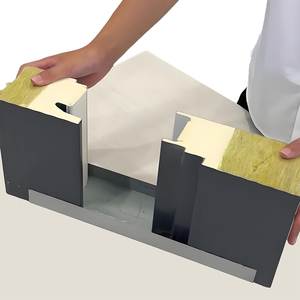 Panneaux muraux PIR en <span class=keywords><strong>polystyrène</strong></span> blanc pré-fabriqués <span class=keywords><strong>de</strong></span> 100 mm, résistants au feu, design industriel, garantie à vie - Product Image 2