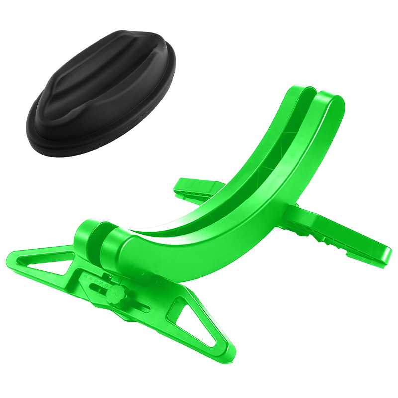 Coin arrondi type A - vert + patin de roue avant