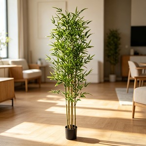 Bulk Realistic Bamboo – Artificial Foliage for Balcony <b>Privacy</b> <b>Screen</b> & Fence Decoration - Product Image 3