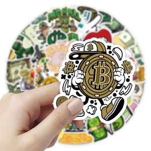 Paquete de 52 Pegatinas de Dinero de Dibujos Animados, Pegatinas de Vinilo Personalizadas, Impermeables, para Diario, Decoración, Papelería, Dinero en Efectivo - Product Image 2