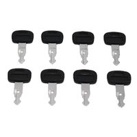 Clé de contact V2203-M V3800-T (8 pièces) RC411-53933 RC461-53930 pour Kubota KX121-3 KX161-3 KX41-3, pièce de rechange pour moteur Doosan et Develon