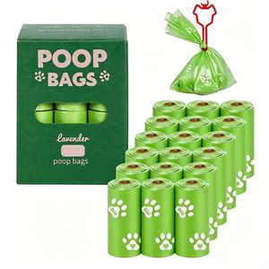 Certificate OK <b>Compost</b> SEEDLING Lavender Leakproof Scented Biodegradable Custom Printed Pet Waste Bags Dog Poop Bag Dispenser - Product Image 1