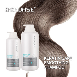 R'ENDASE sampo penghalus perawatan Keratin terbaik keriting coklat ekstensi perak tipis pirang keriting hitam Shea rambut rusak kering 1L - Product Image 2