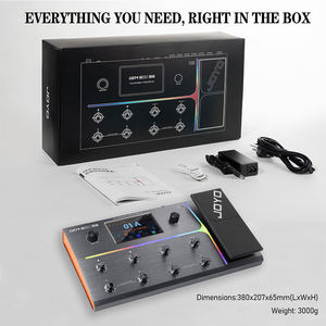 Pédale multi-effets JOYO Gem <span class=keywords><strong>Box</strong></span> K8 en alliage d'aluminium pour guitare, basse, violon et ukulélé - Product Image 6