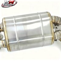 Système d'échappement Catback en titane KM pour Ferrari F430 4.3L V8 2005-2009 avec valve à commande à distance, silencieux de performance amélioré