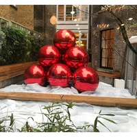 ANGE Boule miroir gonflable décorative Accessoires de fête Ballon pour décoration Boules colorées bon marché pour la maison et le jardin