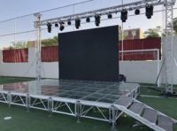 Arco de Aluminio para Eventos de Boda y Conciertos al Aire Libre, Techo Curvo para Escenario