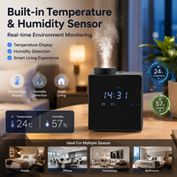 Diffuseur d'arôme à synchronisation électrique de 200ml Fonction de rappel d'huile Diffuseur d'huiles essentielles sans eau pour hôtel Usage domestique US 1 an