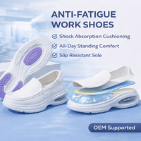 Chaussures d'infirmière respirantes avec coussin d'air, confortables, antidérapantes, légères, pour le travail à l'hôpital, chaussures médicales.