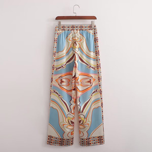 Top da <span class=keywords><strong>donna</strong></span> sexy senza schienale, personalizzato 2026, con dettaglio nodo, per feste in spiaggia, abbigliamento estivo da discoteca, set due pezzi stampato - Product Image 6