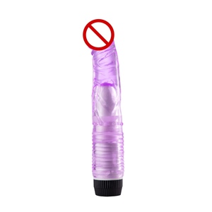 Ungu hitam Pink kristal 23cm lembut TPE ABS <span class=keywords><strong>Vibrator</strong></span> Dildo realistis Wanita mainan seks untuk wanita dengan harga murah - Product Image 5