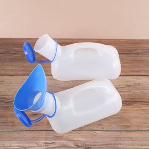 Urinoir portable 1200 ml en plastique rectangulaire pour personnes âgées alitées, soins à domicile F-2 - Product Image 3