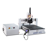 Machine à travailler le bois de bureau Mini changeur d'outils automatique 6090 Routeur CNC pour le bois