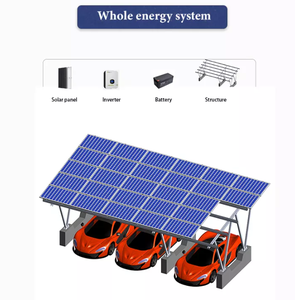 Système de montage en aluminium de carports d'énergie solaire de certification de qualité pour le stationnement de voiture - Product Image 6