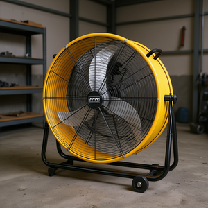 Ventilador Industrial de Tambor Trked de 30 Pulgadas, 3 Velocidades, Resistente, de Metal, para Piso, Enfriamiento de Aire, Uso Comercial - Product Image 2