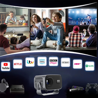 Projecteur TV LCD Home Cinéma A10 Mini projecteur vidéo portable A10 smart android 11