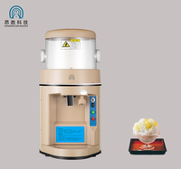 Machine à glace pilée commerciale 440W avec interrupteur de sécurité Rasoir à glace électrique de table à forte puissance pour les fêtes Snack Bar