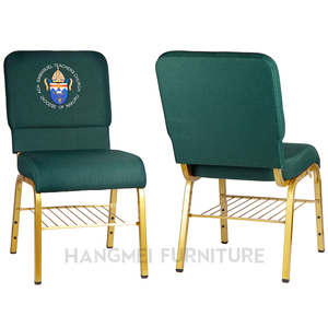 Chaise de salle <span class=keywords><strong>à</strong></span> manger en métal et lin, ornement de cercle hip hop pour église, vente en gros - Product Image 5