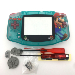 Nueva Carcasa de Repuesto para Game Boy Advance GBA, Luz Nocturna GBA, Verde Claro, Zelda The Legend of Zelda, Carcasa Completa - Product Image 1